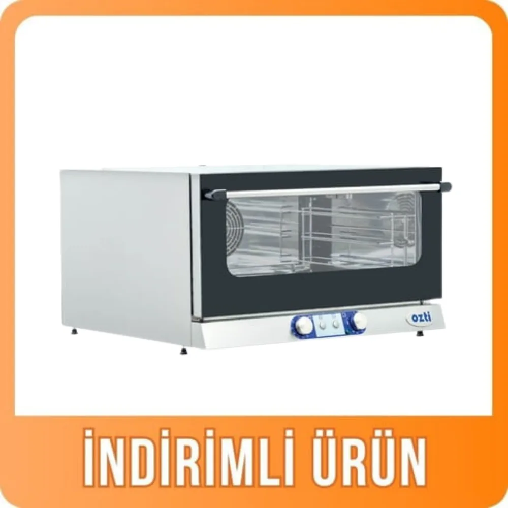 Öztiryakiler 4 Tepsili Konveksiyonlu Pastane Fırını Manuel Elektrikli 60x40cm 7890.60400.4T